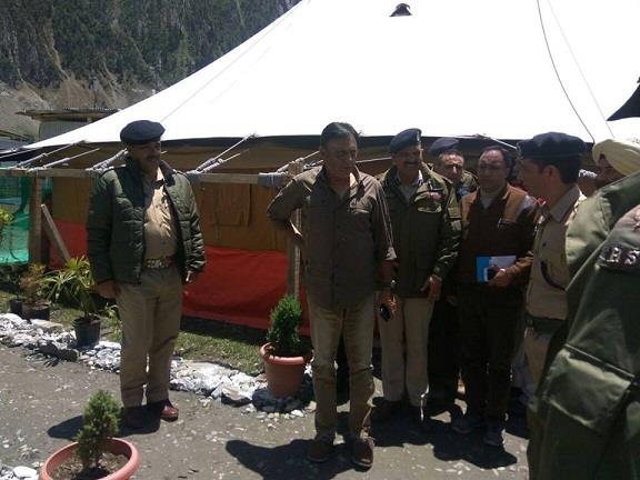 ADGP Law & Order Munir Khan visits Baltal